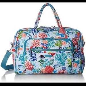 Vera Bradley Shore Thing Iconic Large Weekender Travel Bag
